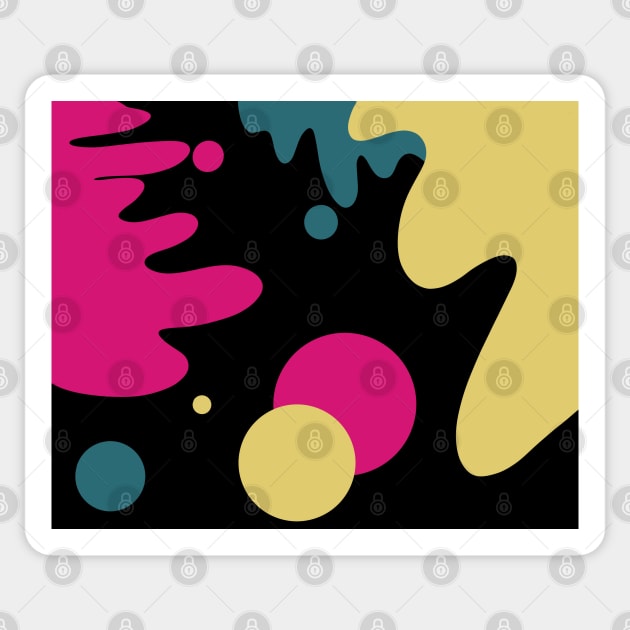 Colourful explosion - Pattern Sticker by LetiziaLorello